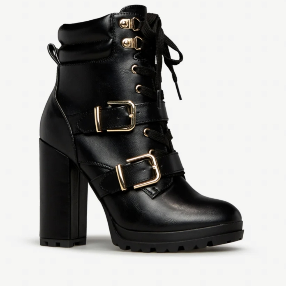 Analisa black booties